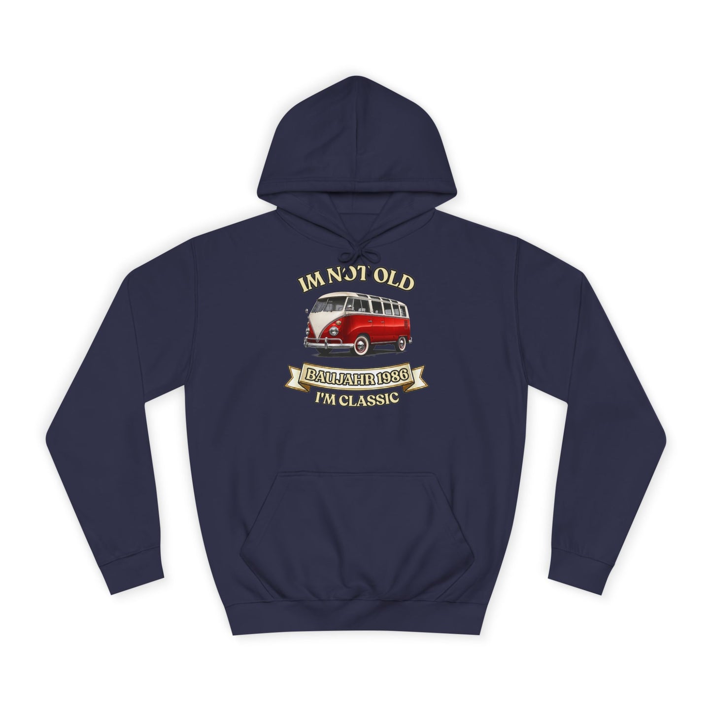 Hoodie Baujahr 1986 - I'm Not Old I'm Classic - Vintage Bus zum 40. Geburtstag für Frauen & Männer