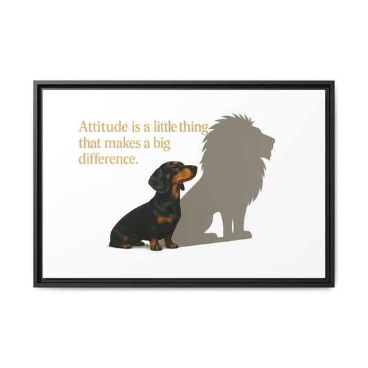 Inspirierendes Wandmotiv mit klarer Botschaft – ruhig, positiv und ideal für moderne Wohnräume.