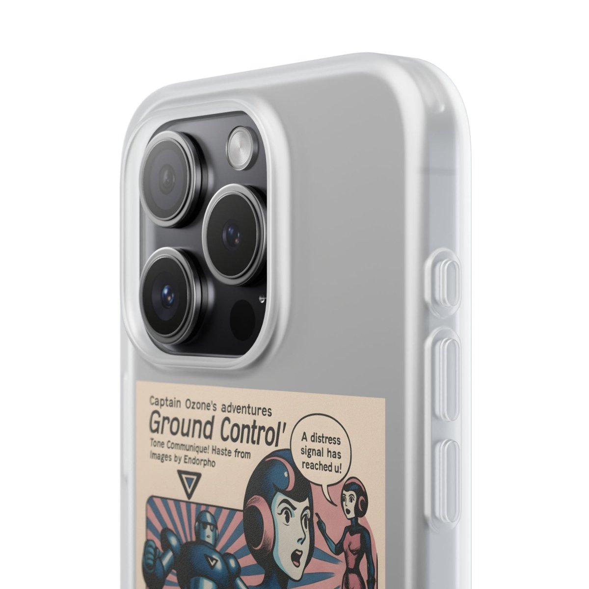 Vintage Motiv – Captain Ozone – Retter der Atmosphäre (und deines Handys) | True Insights Design mit Humor