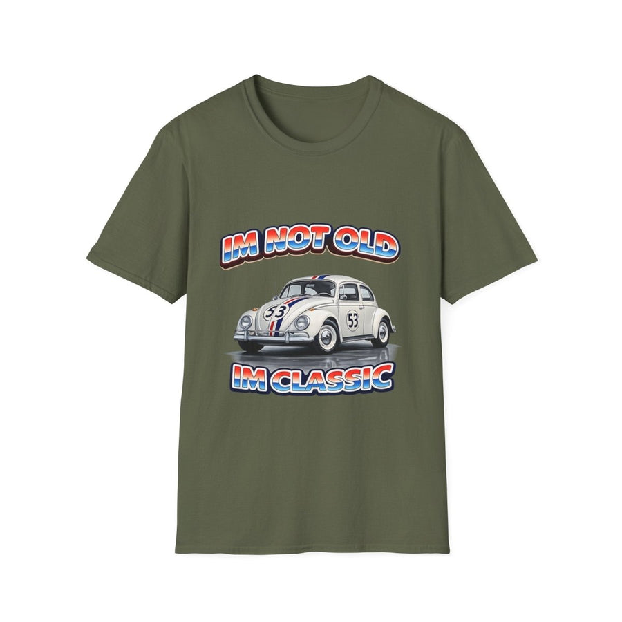 True Insights T-Shirt I'm Not Old I'm Classic Oldtimer Motiv in Militärgrün