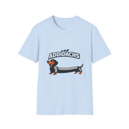 Addidachs T-Shirt – Lustiges Dackel Shirt mit Trainingsanzug