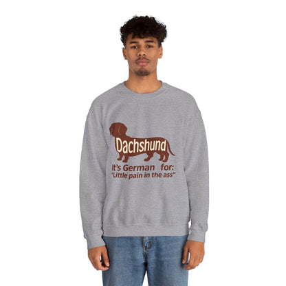 Dackel-Humor für Kenner: Sweatshirt mit frechem Spruch und kultigem Design – ideal für Hundefreunde mit Ironie. – Lustiges Sweatshirt | True Insights – Bild 29