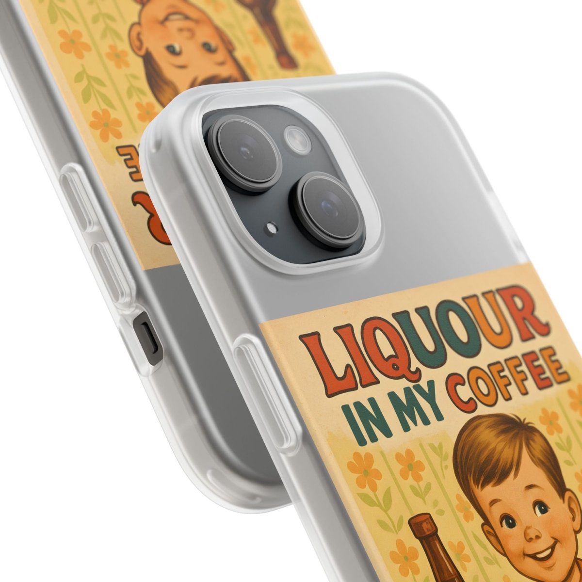 Handyhülle – „Liquor in My Coffee“ (Satire-Edition)-Phone Case-True Insights