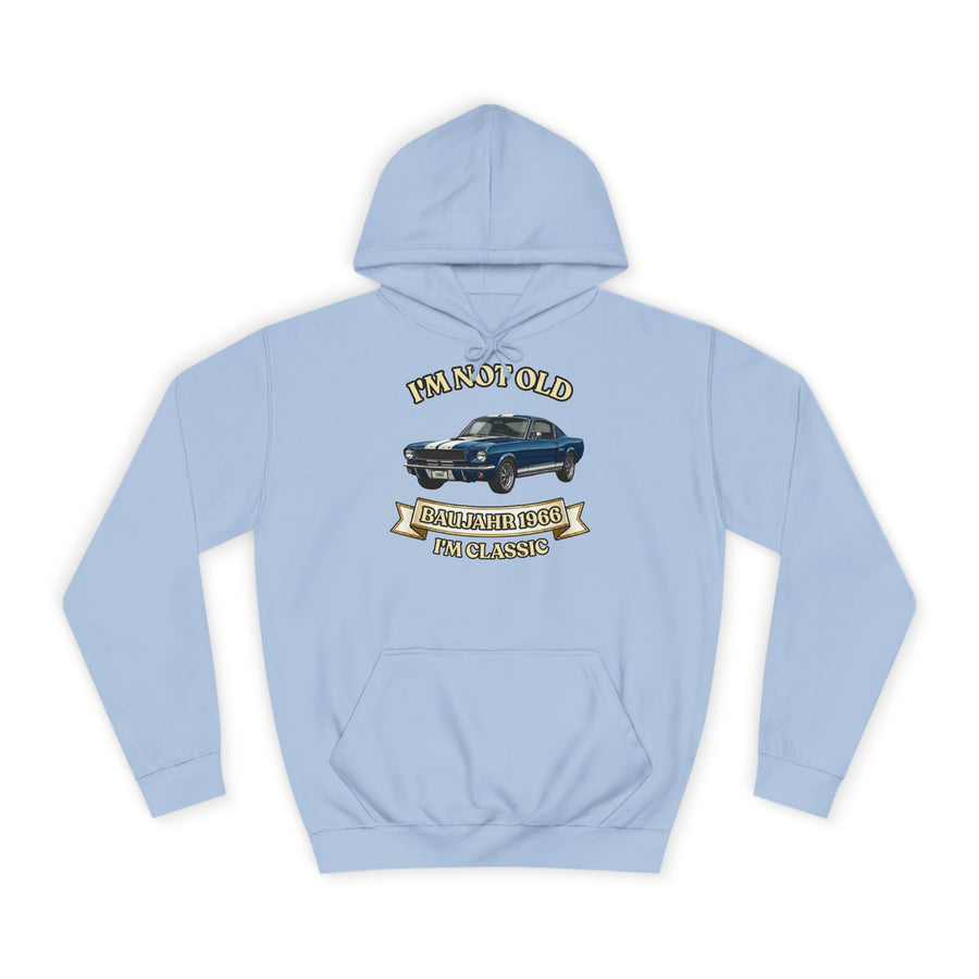 Geschenk zum 60. Geburtstag – Hoodie Jahrgang 1966 Muscle Car