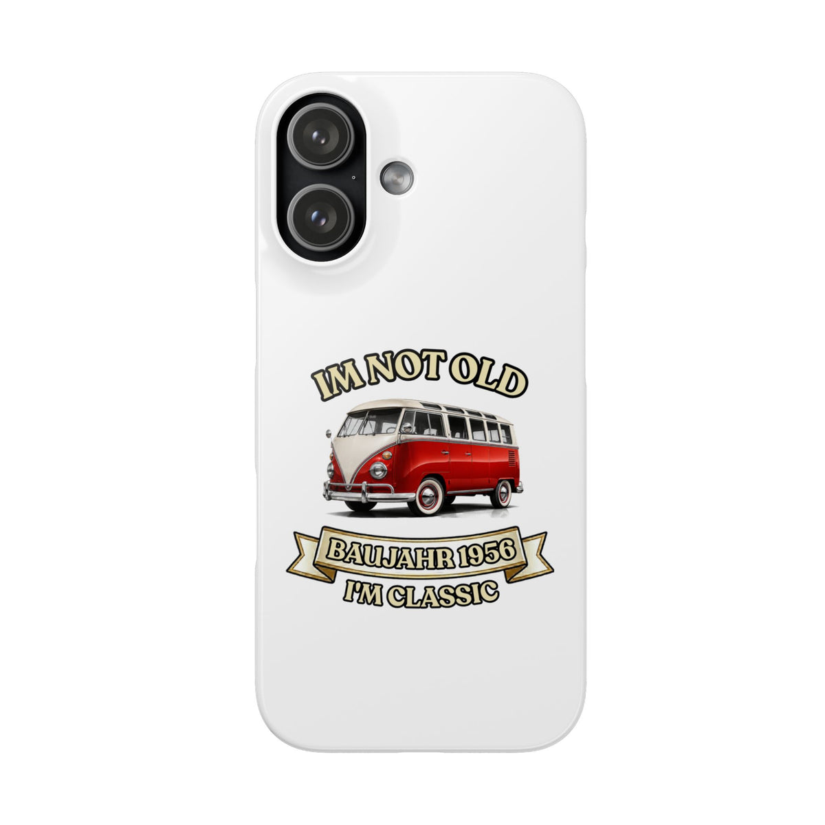 True Insights Jahrgang 1956 Handyhülle VW Bulli in iPhone 17