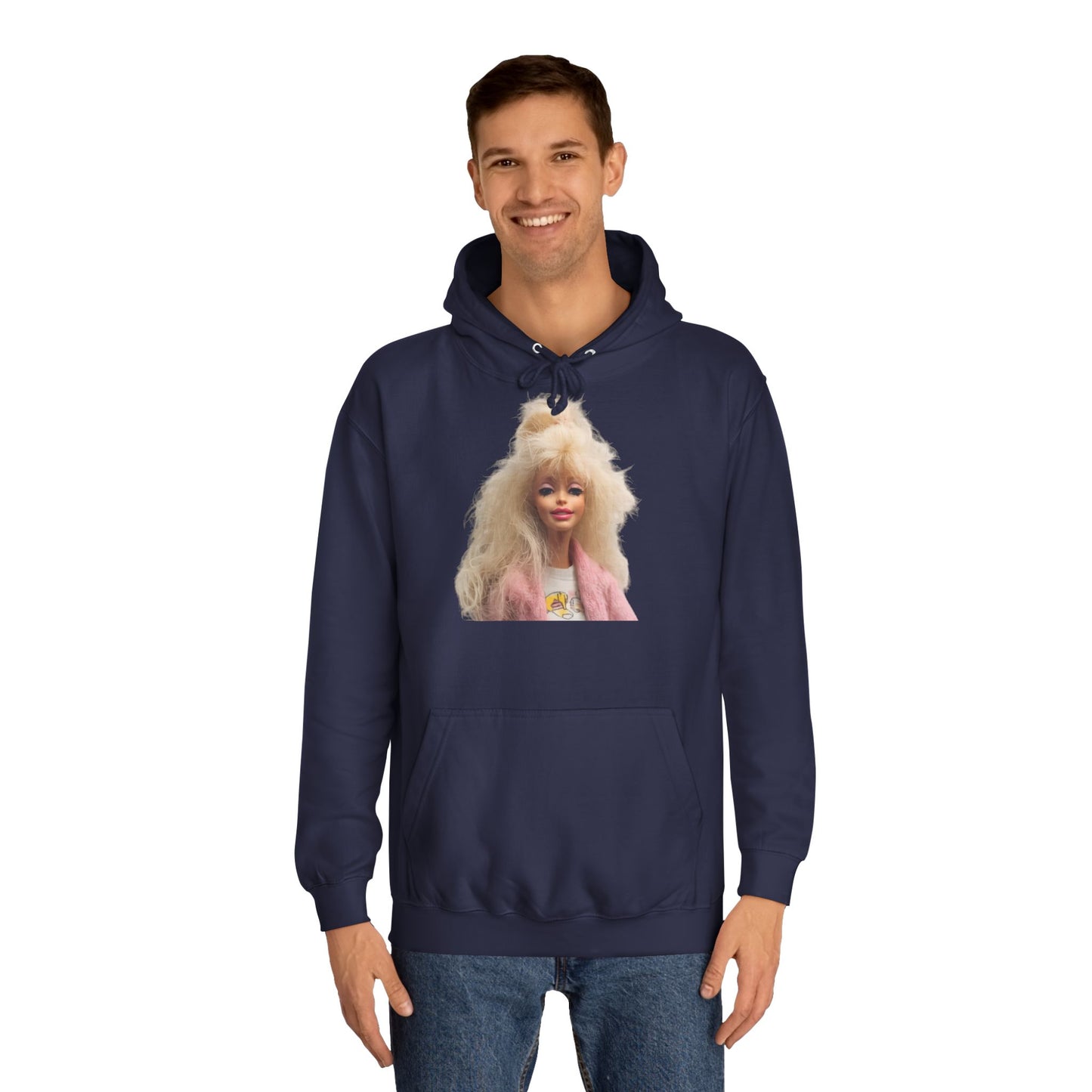 Retro Barbie Puppe T-Shirt Damen | 80er Jahre Style Doll Print Shirt | Nostalgie Geschenk für Puppen-Fans