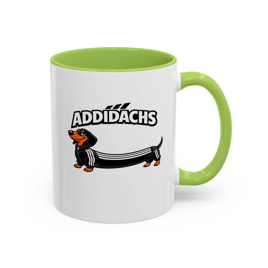 Mug Teckel Rigolo 'ADDIDACHS' - Tasse Chien Sportif pour Amoureux des Teckels