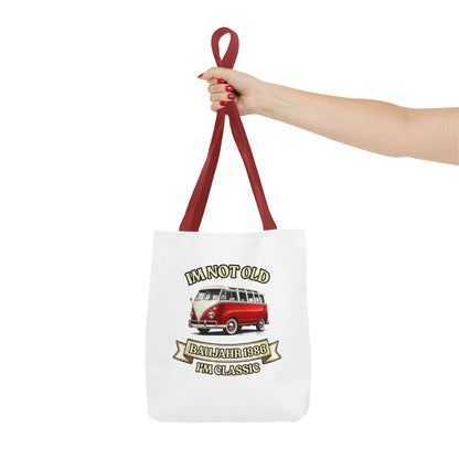 Tote Bag Baujahr 1986 - I'm Not Old I'm Classic - Vintage Bus Motiv zum 40. Geburtstag