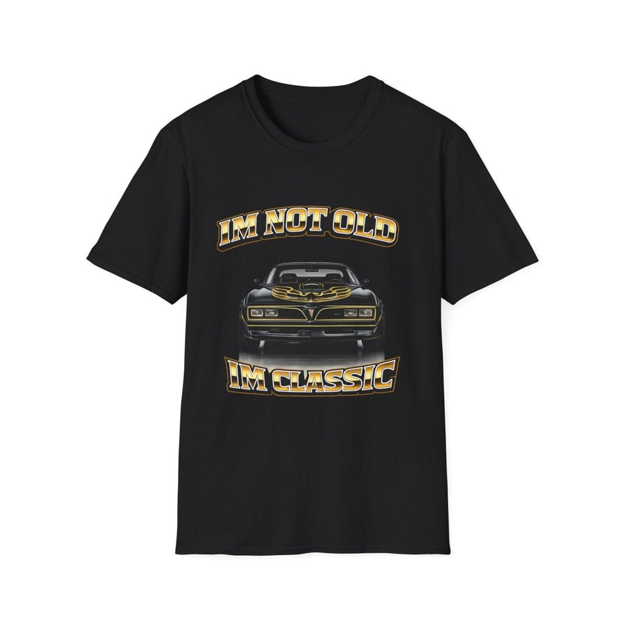 True Insights T-Shirt Im Not Old Im Classic Retro Sportwagen Motiv in Schwarz