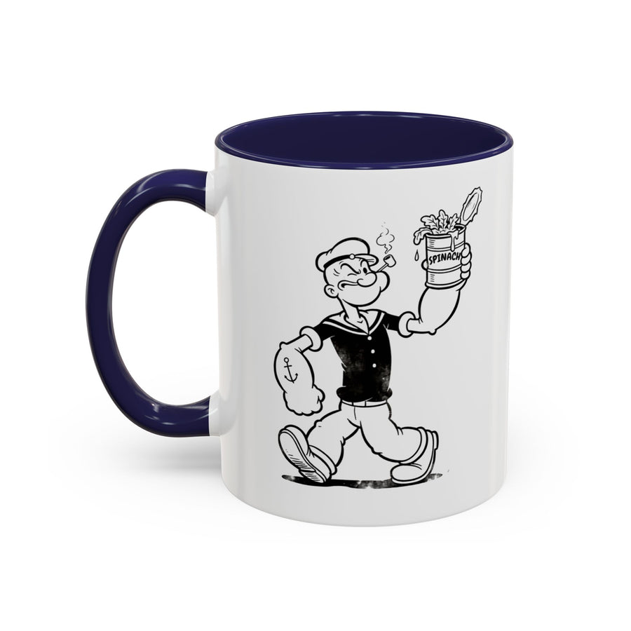 Popeye Spinat Dose Tasse – Comic Kult Kaffeebecher für Fans von Retro-Cartoons & starkem Kaffeegenuss