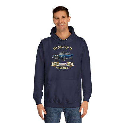 Hoodie Baujahr 1976 - I'm Not Old I'm Classic - Oldtimer Muscle Car Geburtstag Geschenk 50 Jahre