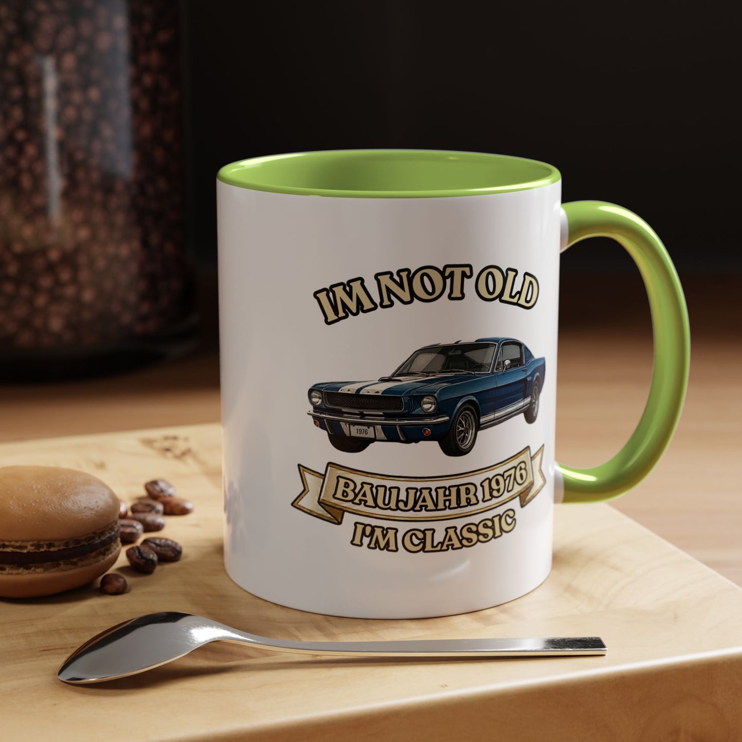 Tasse Baujahr 1976 - I'm Not Old I'm Classic - Oldtimer Muscle Car Kaffeetasse zum 50. Geburtstag