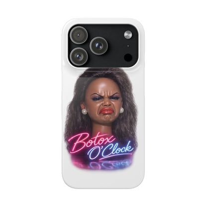 Botox O'Clock Handyhülle – Lustige Neon Diva Schutzhülle für Beauty-Fans, ideales Geschenk