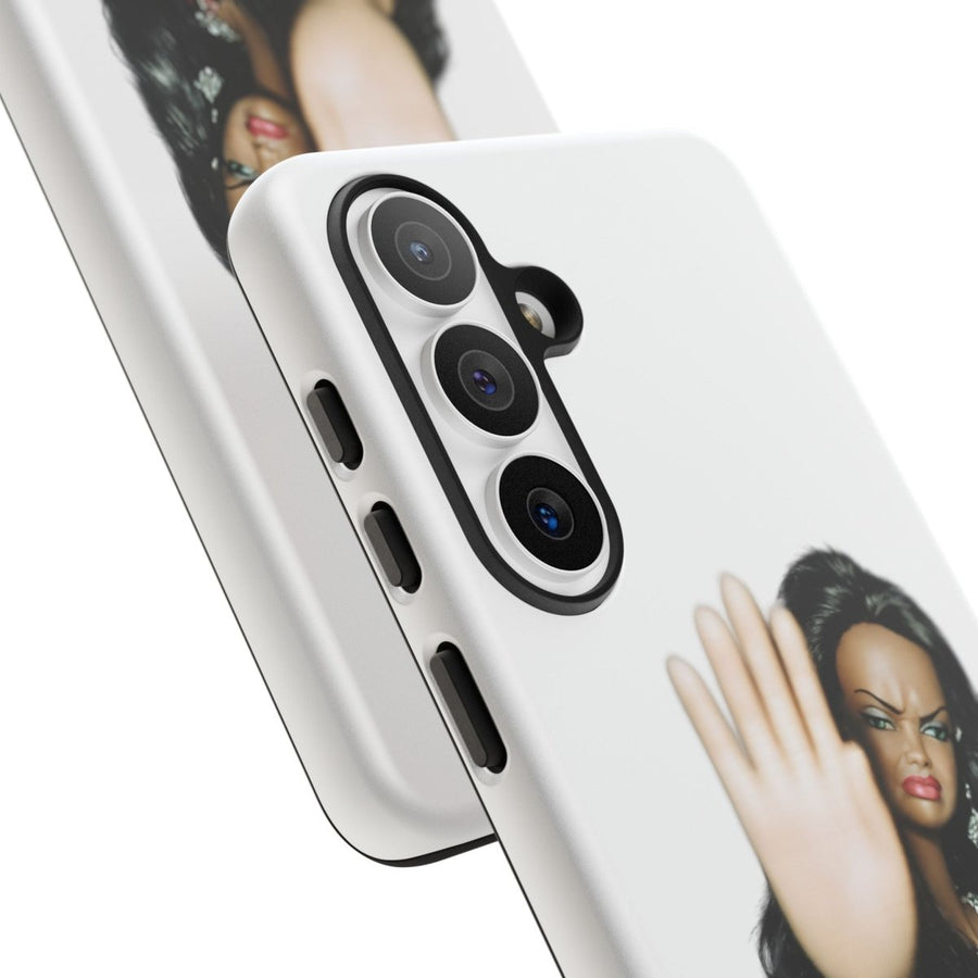 Coque de téléphone humoristique Talk to the Hand Doll – Coque effrontée pour iPhone & Samsung