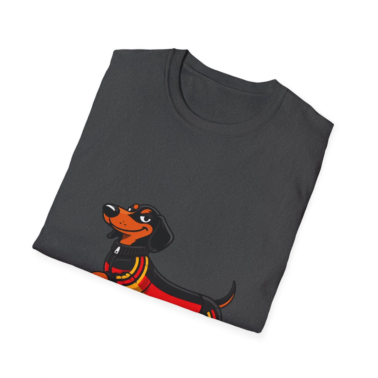 True Insights T-Shirt Fußball Dackel WM 2026 Lifestyle-Ansicht mit Deutschland-Dackel