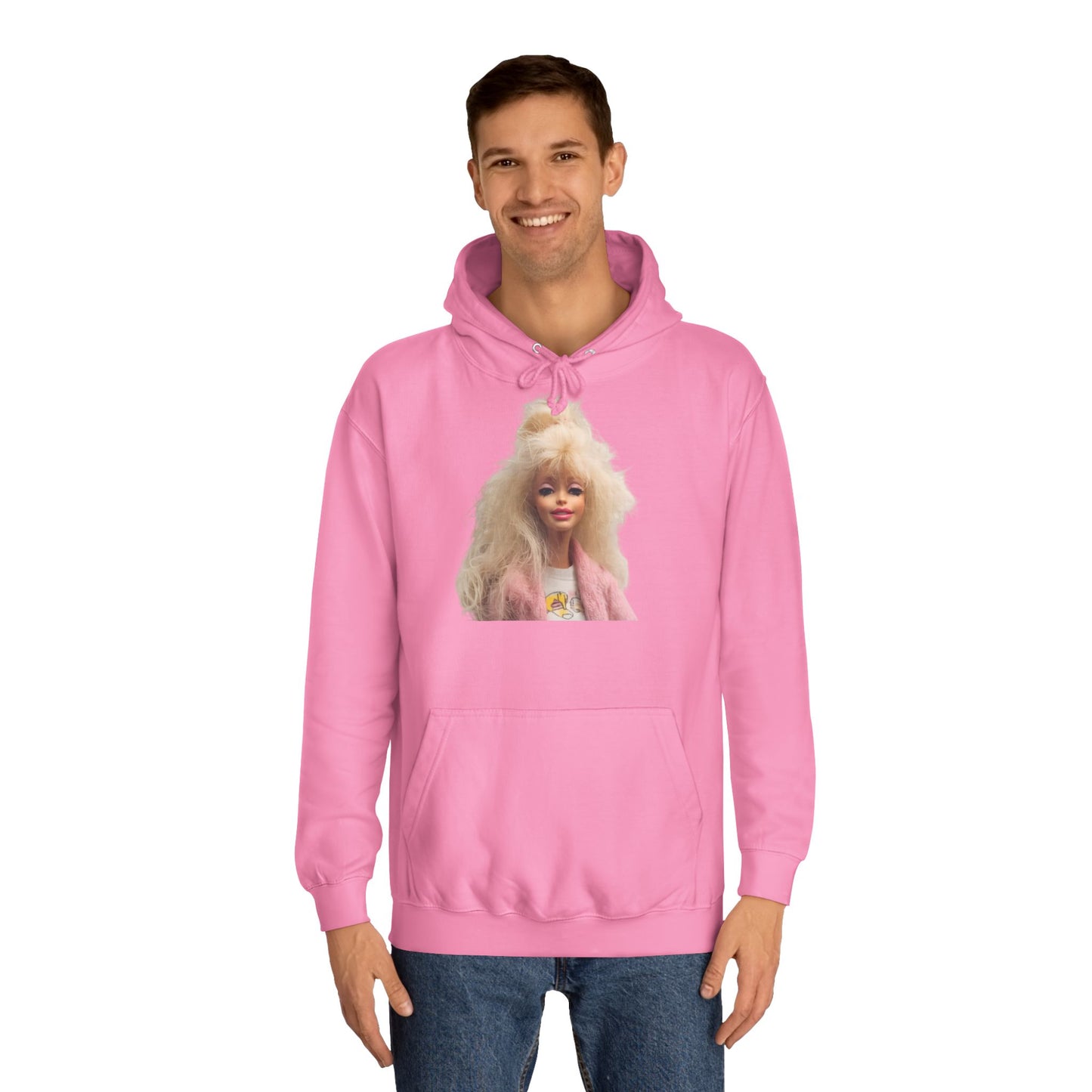 Retro Barbie Puppe T-Shirt Damen | 80er Jahre Style Doll Print Shirt | Nostalgie Geschenk für Puppen-Fans