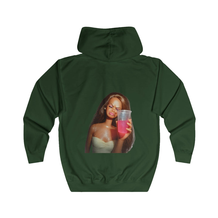 Doll Meme Barbicore Zip Hoodie – Grappige Funny Meme Hoodie met Doll Print voor Vrouwen & Feestfans