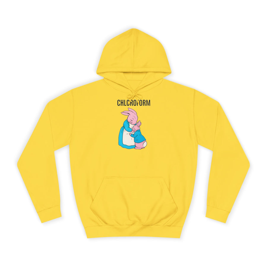CHLOROFORM Konijn Hoodie – Zwarte humor met konijntjes-motief