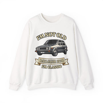 Born in 1976 Sweatshirt – 50th Birthday Gift | Classic Car