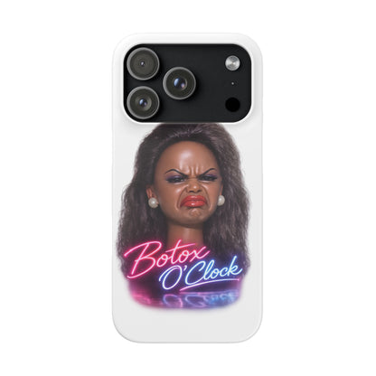Botox O'Clock Handyhülle – Lustige Neon Diva Schutzhülle für Beauty-Fans, ideales Geschenk