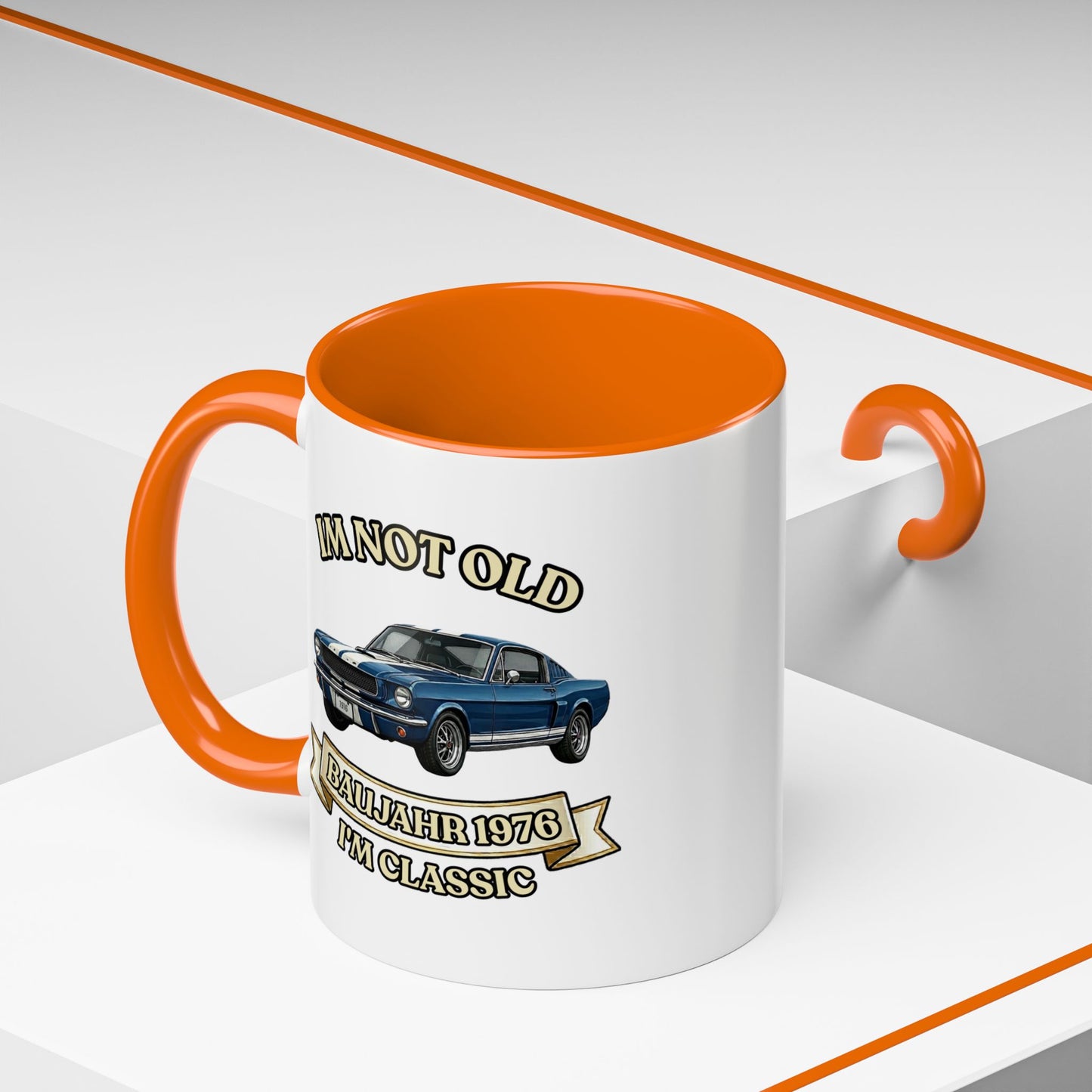 Tasse Baujahr 1976 - I'm Not Old I'm Classic - Oldtimer Muscle Car Kaffeetasse zum 50. Geburtstag
