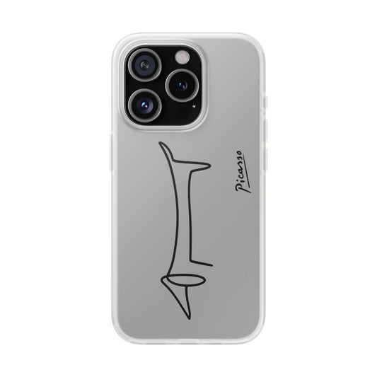 Picasso Kubismus Schwarz | Handyhülle | Kunst in Reinform