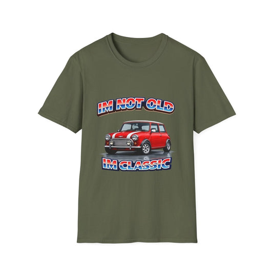 I'm Not Old I'm Classic | Italian Job T-Shirt | Mini Cooper Retro Shirt