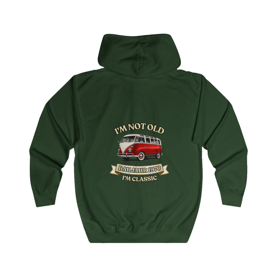 Geschenk zum 50. Geburtstag – Zip-Hoodie Jahrgang 1976 VW Bulli
