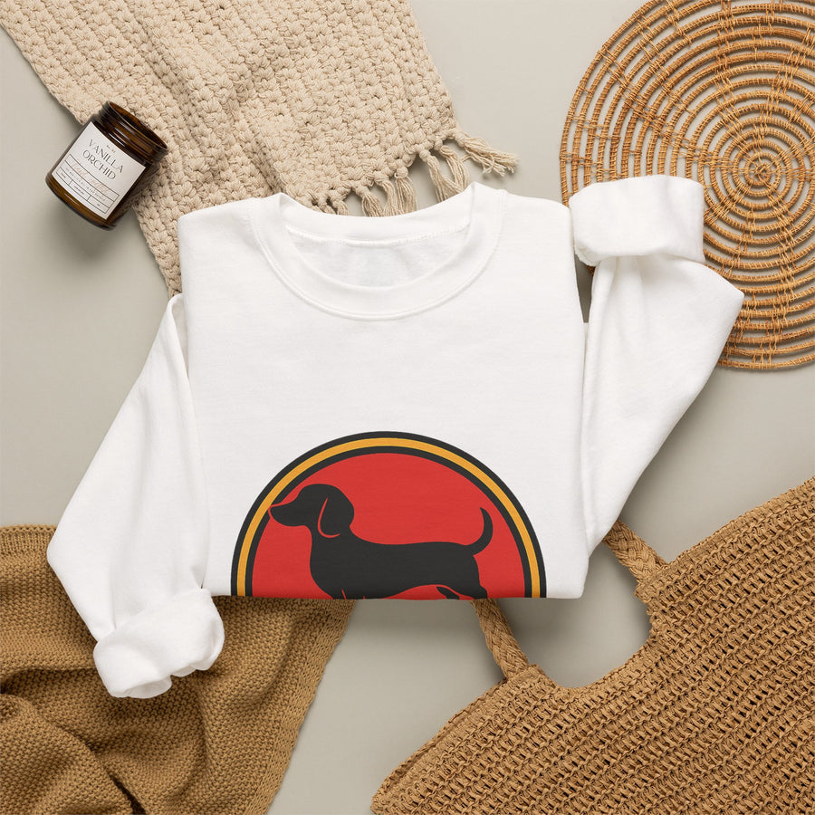 Sweatshirt Jurassic Bark Parodie Teckel – Sweat humoristique pour amateurs de teckels & cinéphiles