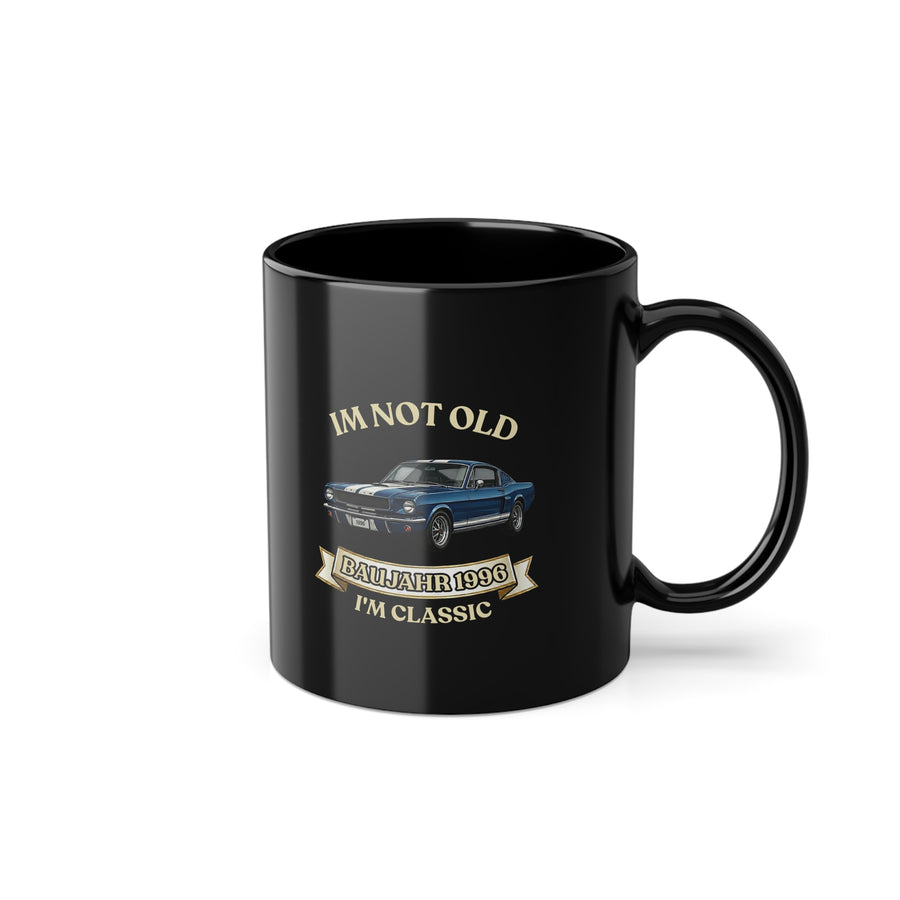 True Insights Jahrgang 1996 Tasse Blauer Sportwagen