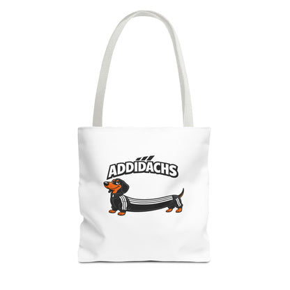 ADDIDACHS Dackel Tote Bag - Lustige Hunde Einkaufstasche für Dackelliebhaber & Hundefans