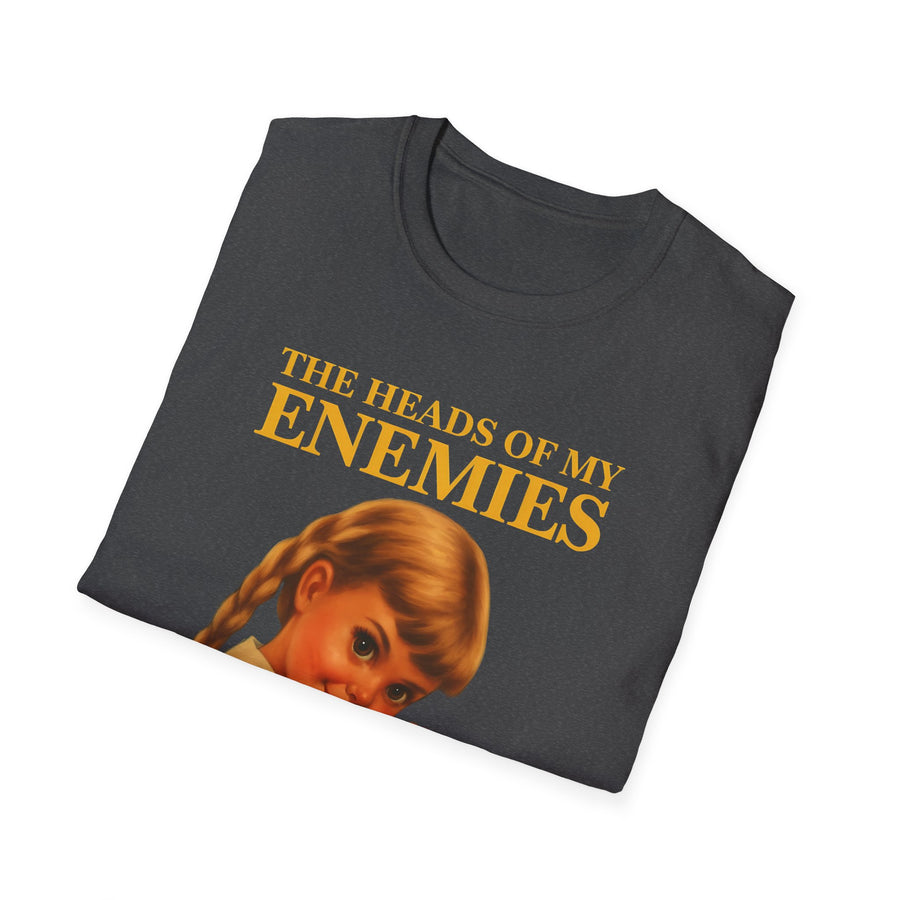 T-shirt satirique The Heads of My Enemies - Humour noir design rétro