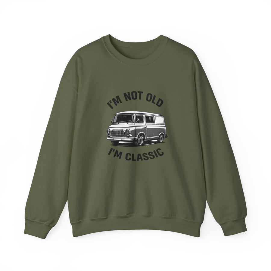 Barkas B1000 Classic Van Sweatshirt – I'm Not Old I'm Classic Geschenk für DDR-Oldtimer-Fans