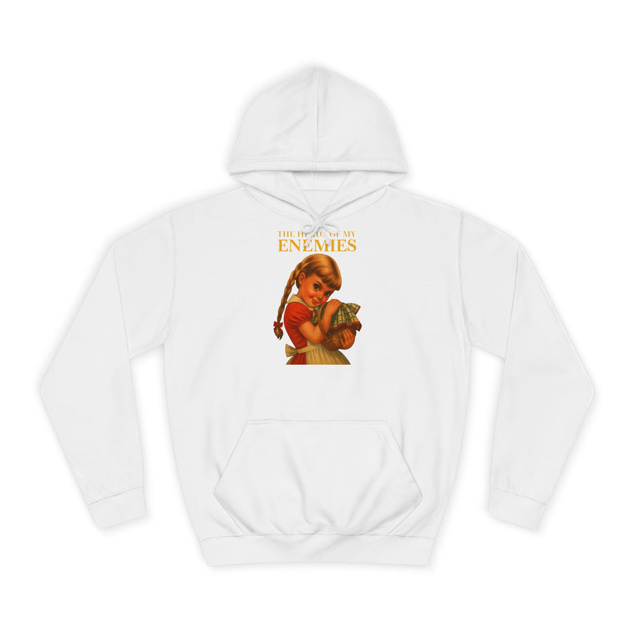 True Insights The Heads of My Enemies Hoodie – Retro-Satire im Kinderbuch-Stil