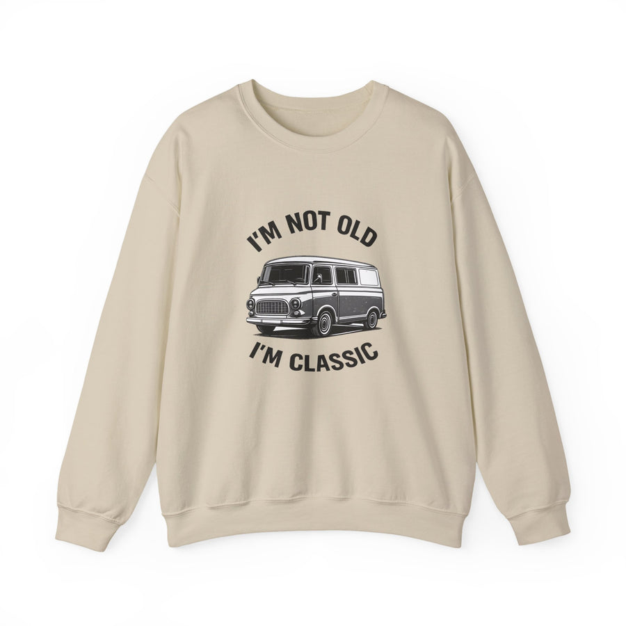 Barkas B1000 Classic Van Sweatshirt – I'm Not Old I'm Classic Geschenk für DDR-Oldtimer-Fans