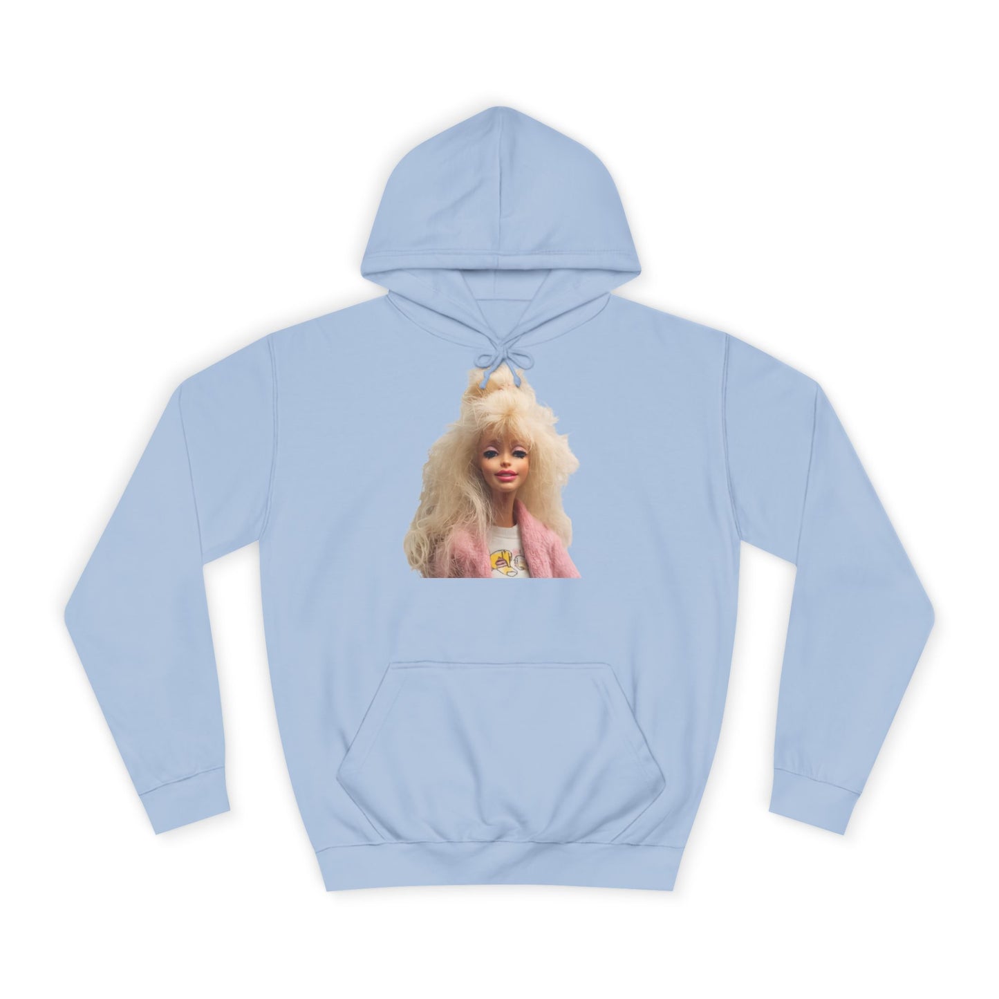 Retro Barbie Puppe T-Shirt Damen | 80er Jahre Style Doll Print Shirt | Nostalgie Geschenk für Puppen-Fans