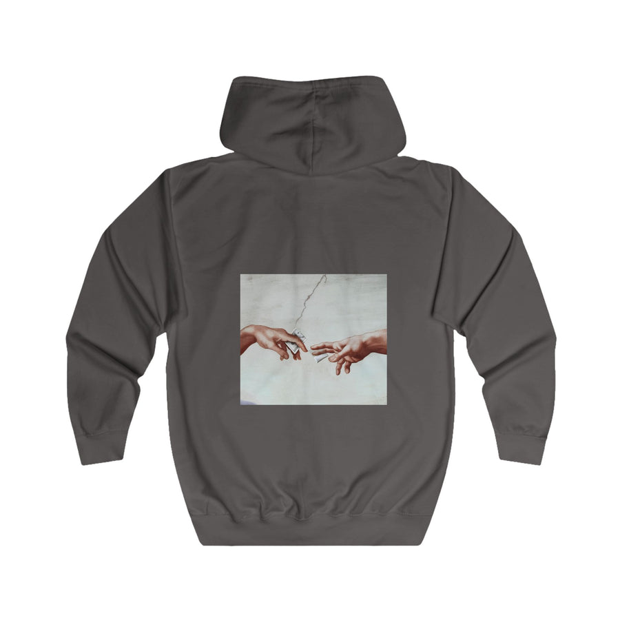 The Deal Zip-Hoodie – Michelangelo-parodie met zwarte humor