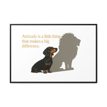 Inspirierendes Wandmotiv mit klarer Botschaft – ruhig, positiv und ideal für moderne Wohnräume.