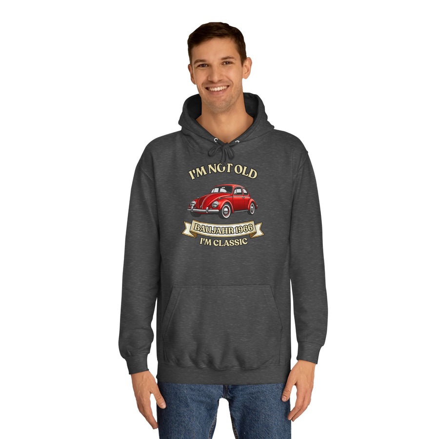 Geschenk zum 60. Geburtstag – Hoodie Jahrgang 1966 VW Käfer