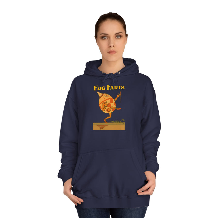 True Insights Egg Farts Hoodie – Surreales Retro-Ei-Motiv