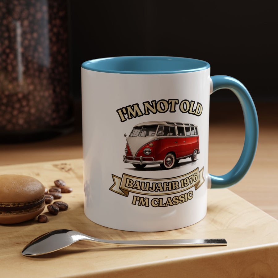 Born in 1976 Mug – 50th Birthday Gift | VW Bus