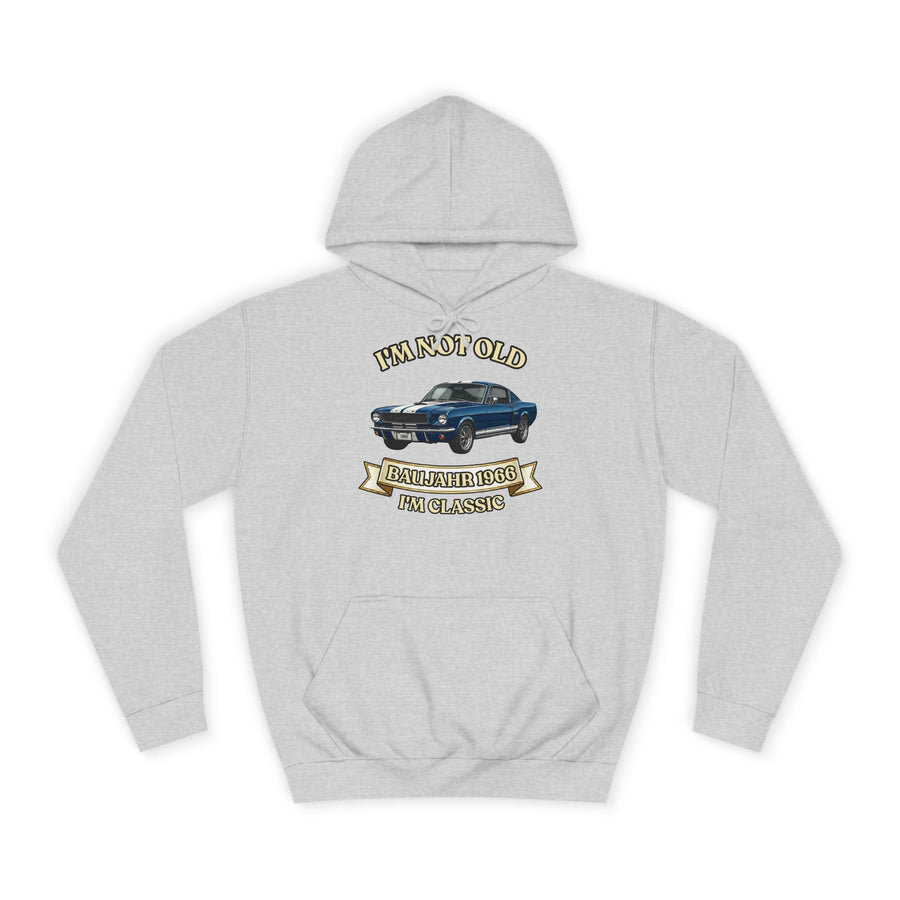 Geschenk zum 60. Geburtstag – Hoodie Jahrgang 1966 Muscle Car