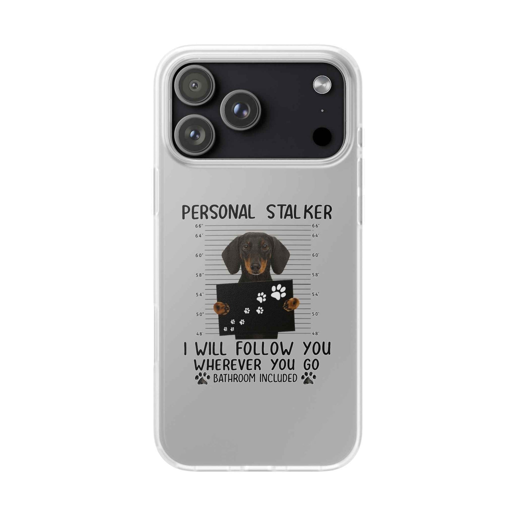 Dachshund Phone Case - Personal Stalker Design, Dog Lover Gift, Funny Pet Accessory, Cute Dog Case, Animal Lover Phone Cover