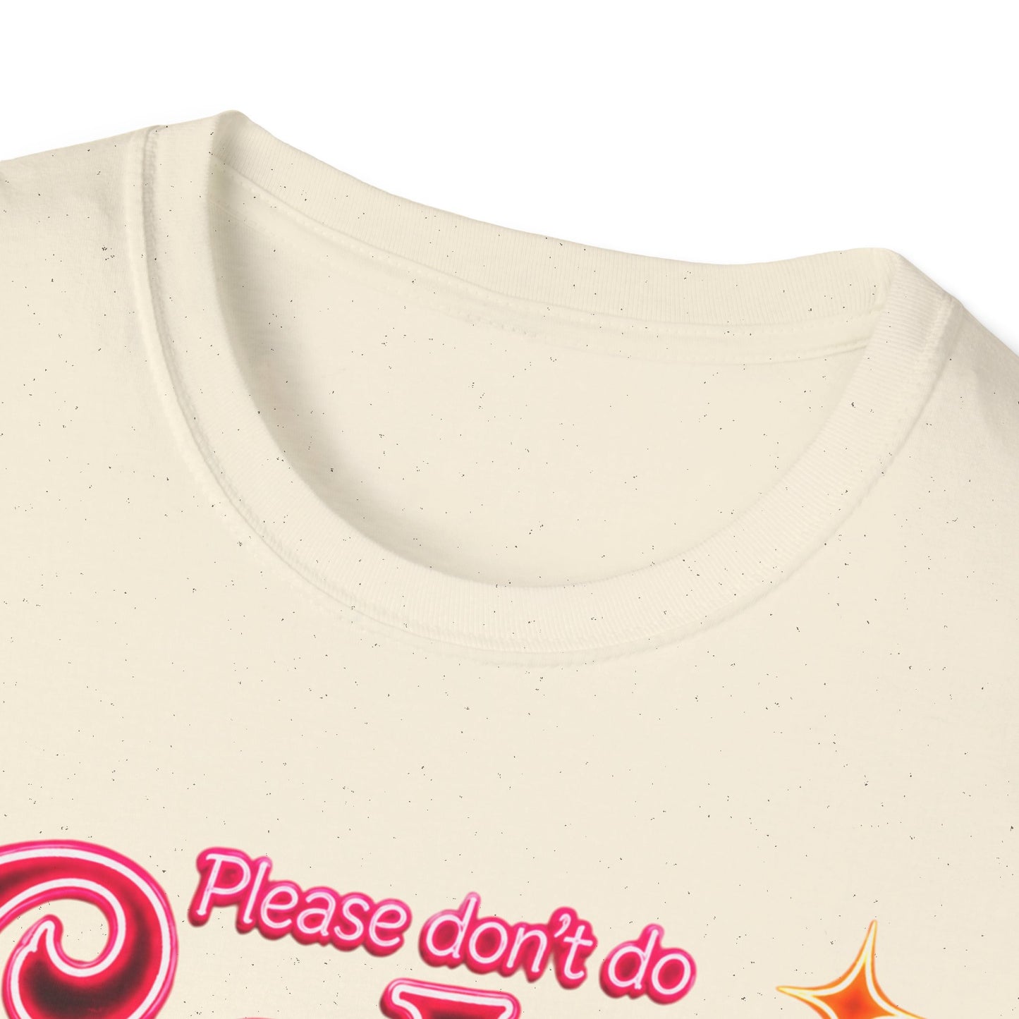 Please Don't Do Coke in the Bathroom – Neon Disco Shirt