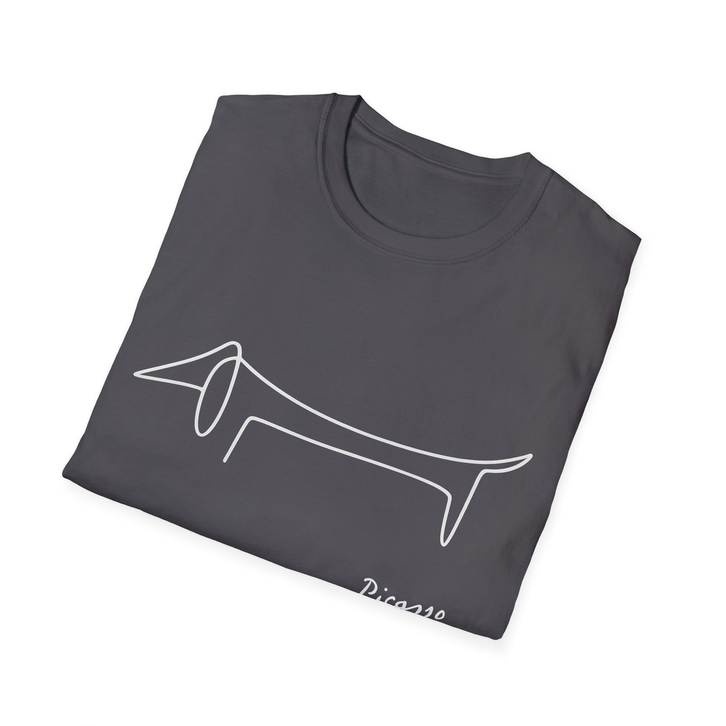 Picasso Dackel T-Shirt – Das edle Geschenk für Dackel-Besitzer