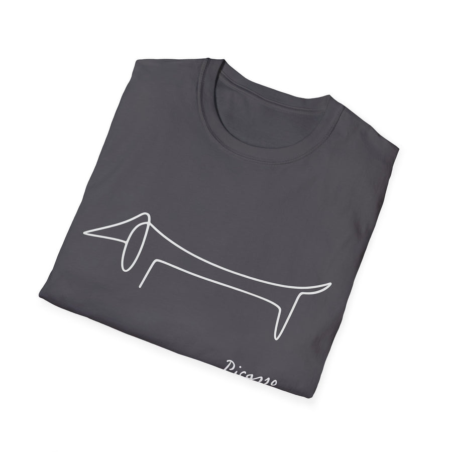 Picasso Dackel T-Shirt – Das edle Geschenk für Dackel-Besitzer