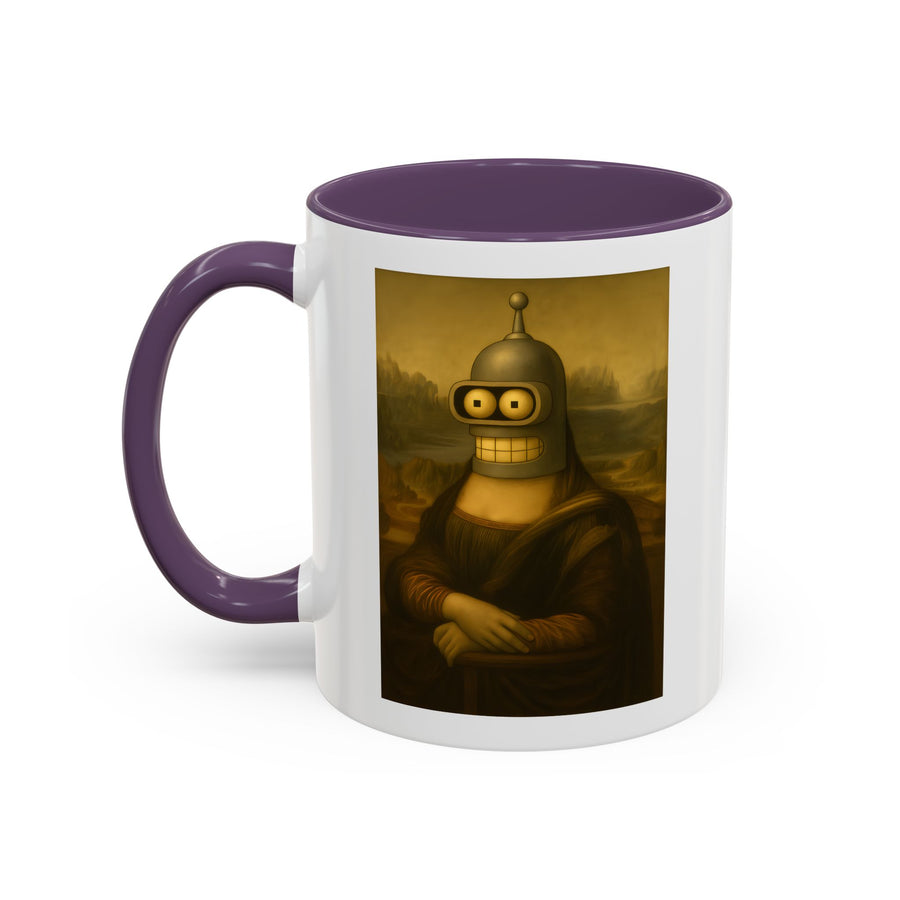 True Insights Tasse Bender Mona Lisa Parodie Motiv mit Henkel-Ansicht