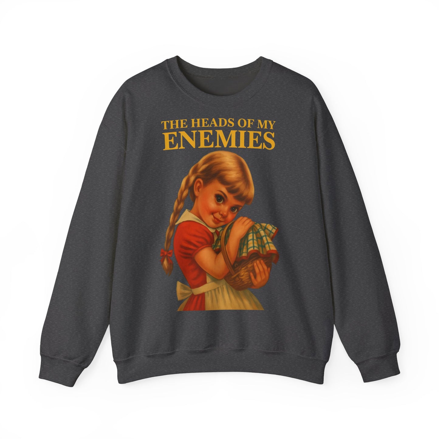Sweatshirt “The Heads of My Enemies” – Subversive art to wear