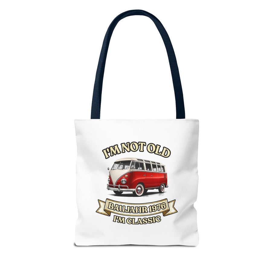 Born in 1976 Tote Bag – 50th Birthday Gift | VW Bus