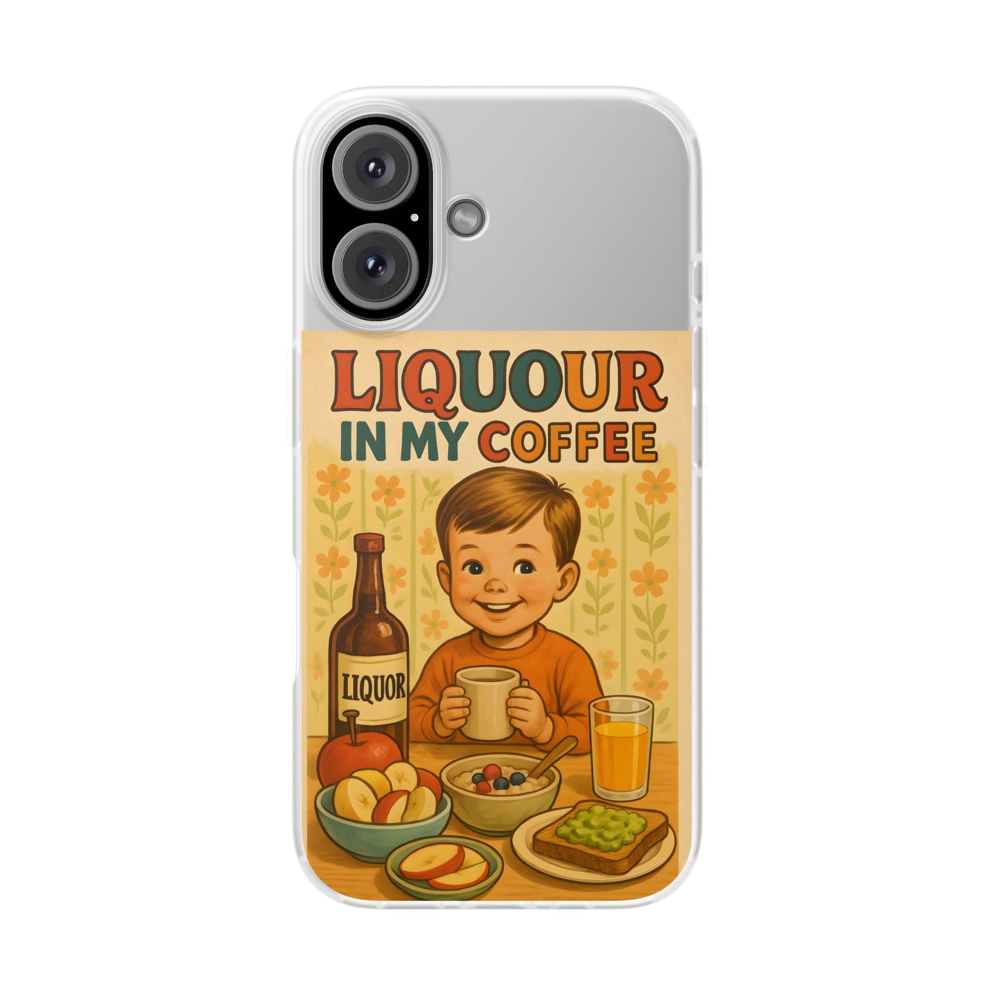 Handyhülle – „Liquor in My Coffee“ (Satire-Edition)-Phone Case-True Insights